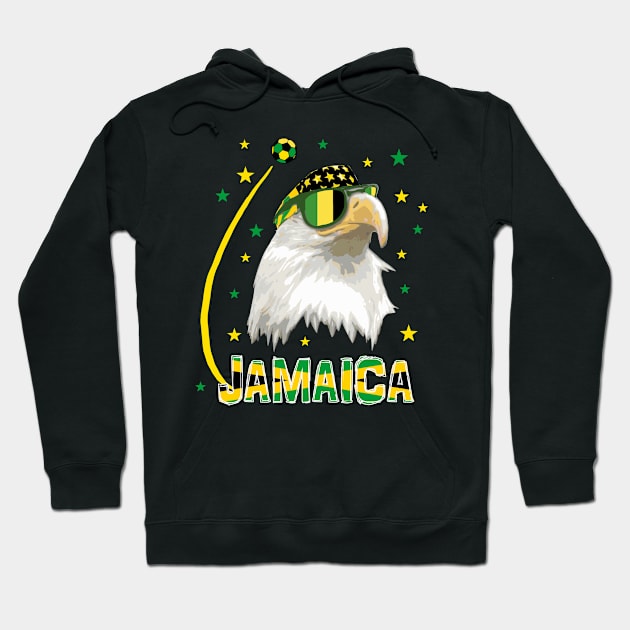 Jamaica Soccer T-Shirt Hoodie by Nerd_art